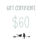 Gift Certificate $60